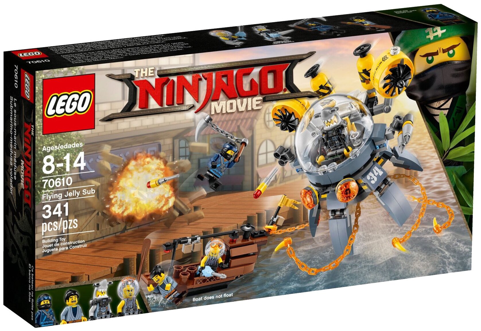 70610 The Lego Ninjago Movie - Летающая подводная лодка