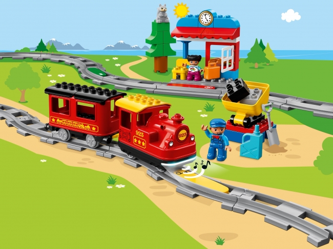 Lego Duplo - Поезд на паровой тяге 10874