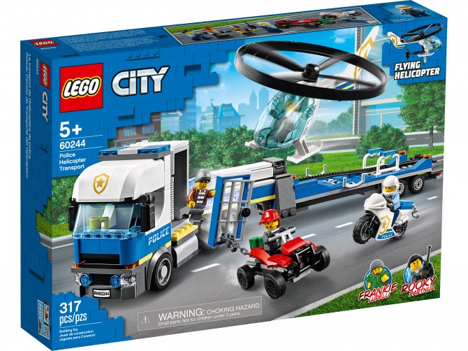 60244 Lego City - Полицейский вертолётный транспорт