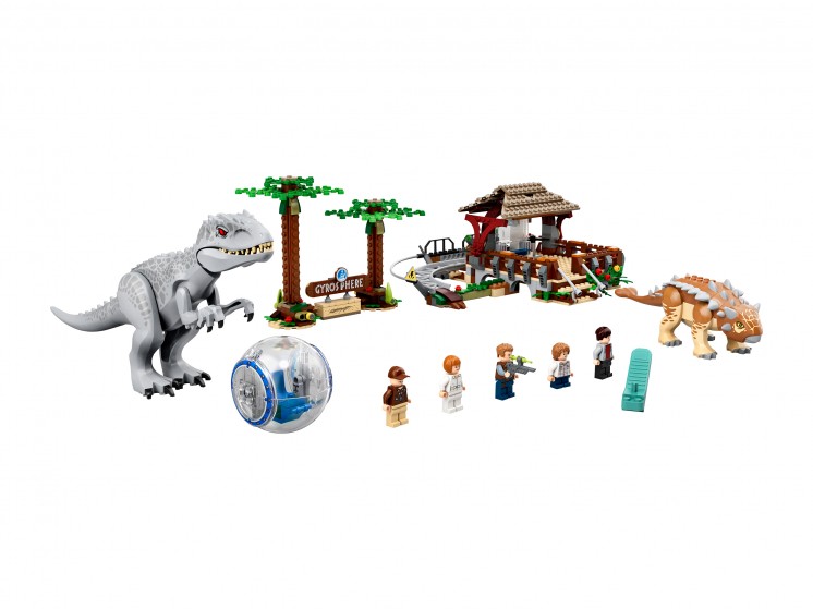 75941 Lego Jurassic World – Индоминус-рекс против анкилозавра
