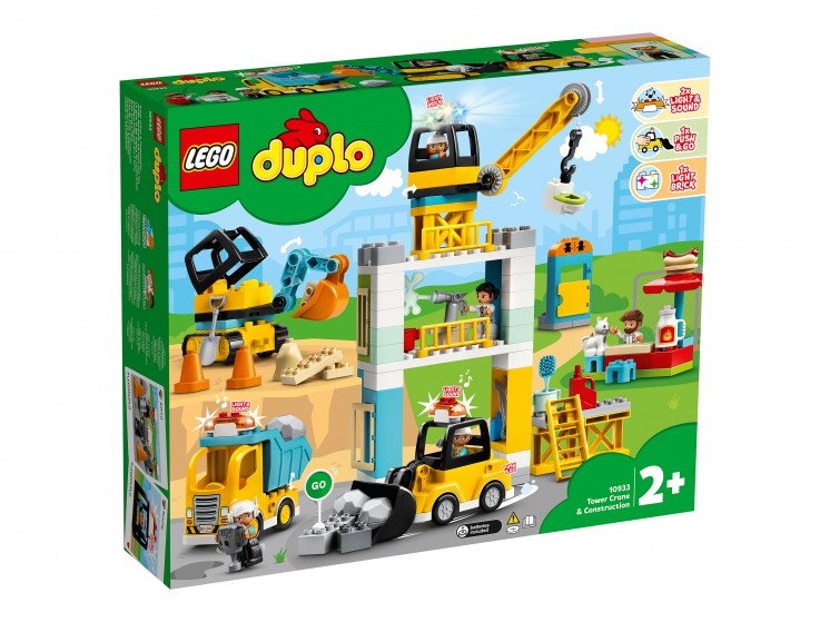 10933 Lego Duplo - Башенный кран на стройке