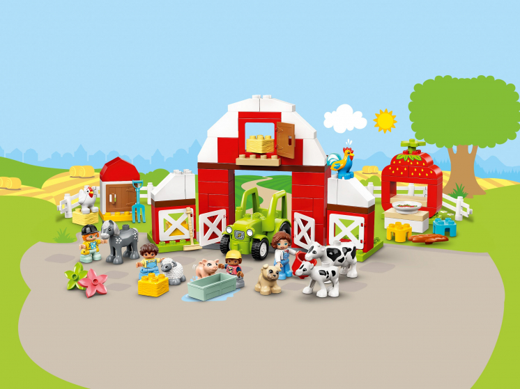 10952 Lego Duplo - Фермерский трактор, домик и животные