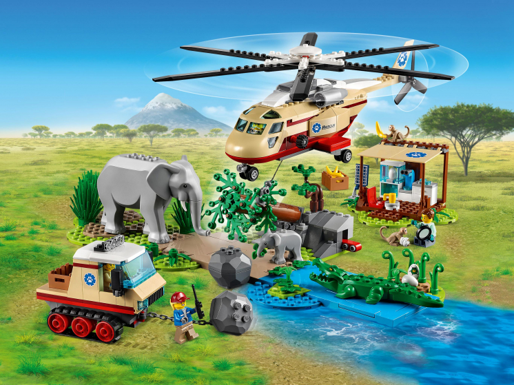 60302 Lego City - Операция по спасению зверей