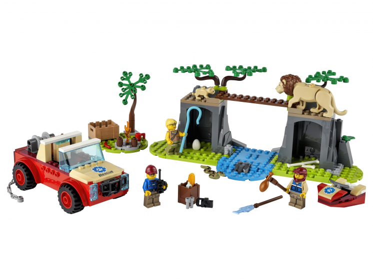 60301 Lego City - Спасательный внедорожник для зверей
