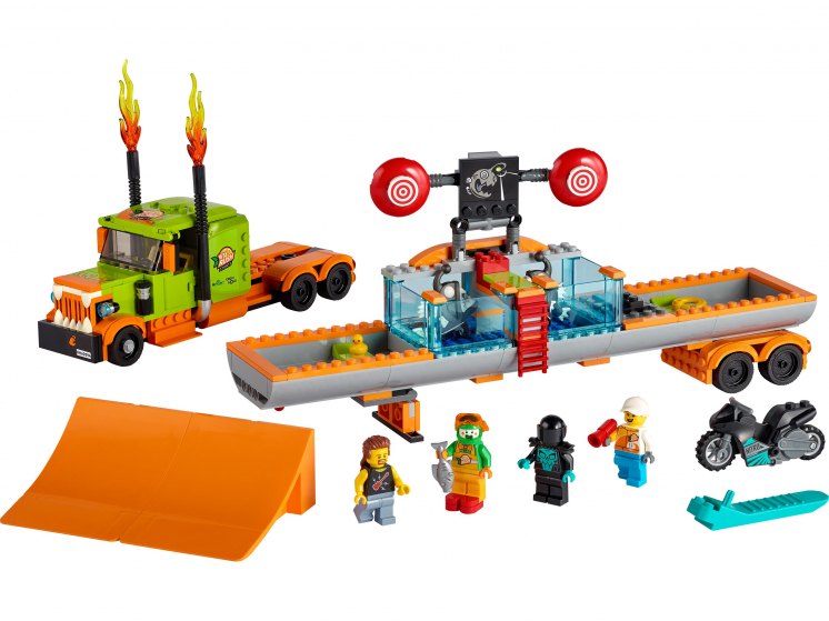 60294 Lego City - Грузовик для шоу каскадёров