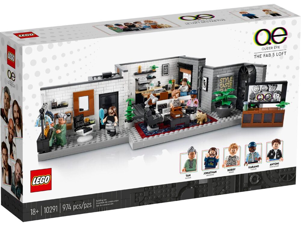 10291 Lego Creator Expert - Queer Eye – The Fab 5 Loft
