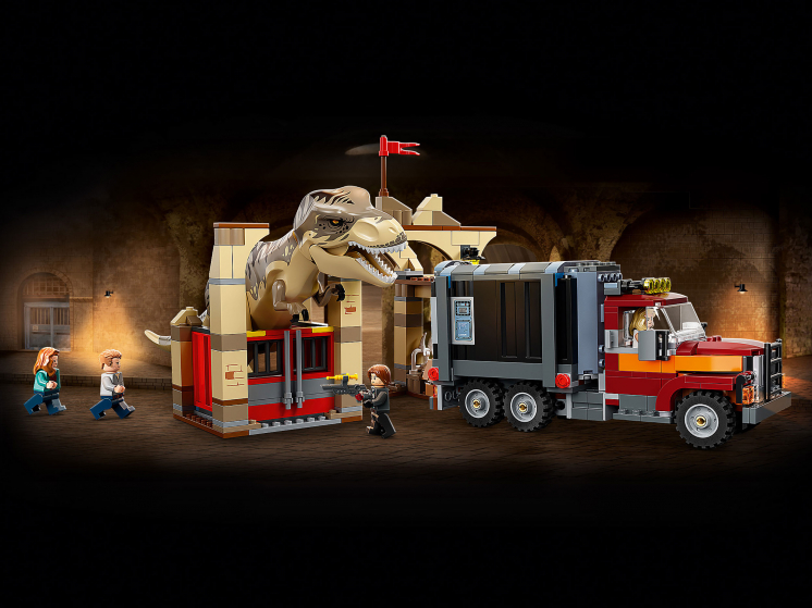 76948 Lego Jurassic World - Побег атроцираптора и тираннозавра