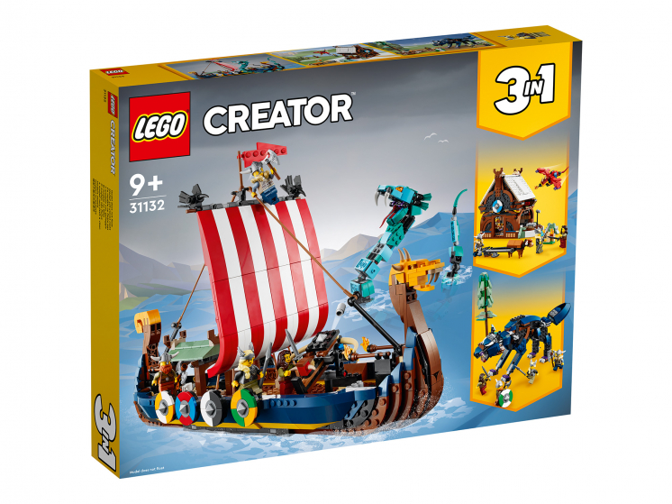 31132 Lego Creator - Корабль викингов и Мидгардский змей