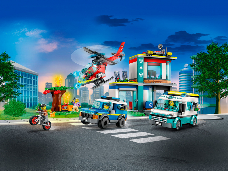 60371 Lego City - Штаб аварийных транспортных средств