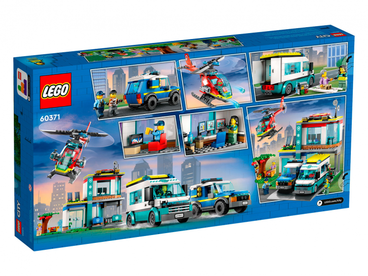 60371 Lego City - Штаб аварийных транспортных средств