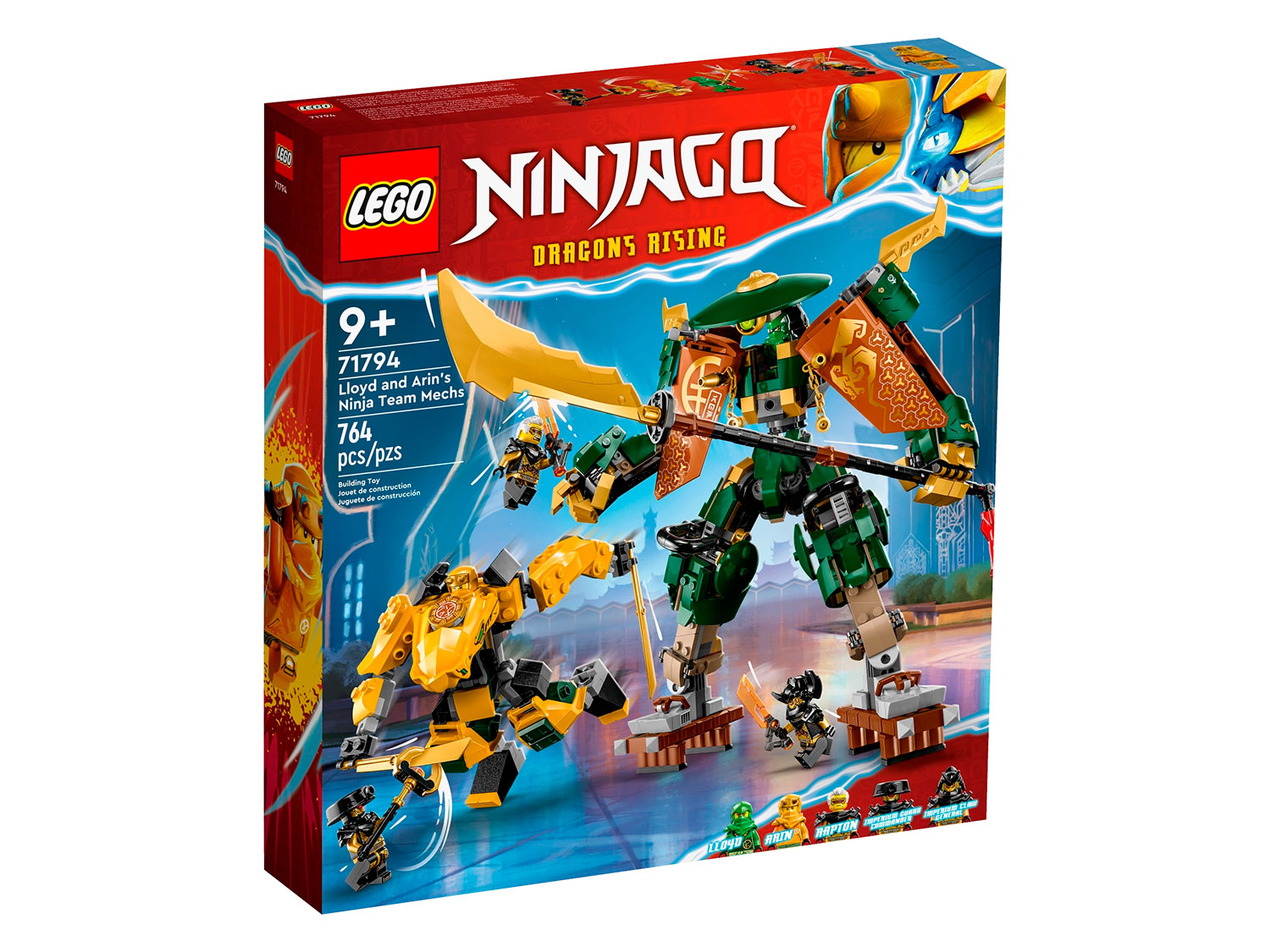 71794 LEGO Ninjago - Командные роботы ниндзя Ллойда и Арин