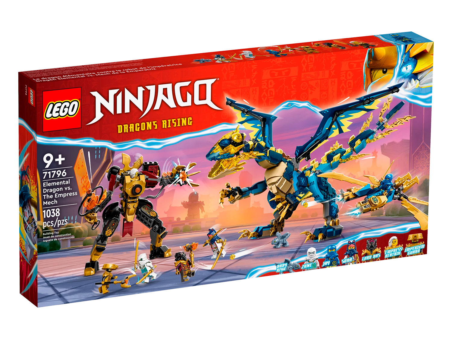 71796 LEGO Ninjago - Элементальный Дракон против Робота-императрицы